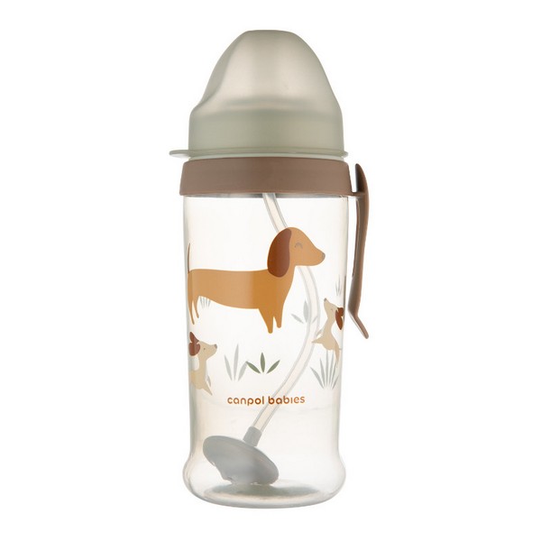 Продукт Canpol Hello little - Преходна чаша със сламка, 350 мл 12м+ - 0 - BG Hlapeta
