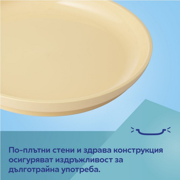 Продукт Canpol - Чиния за хранене с дръжки, 2 бр. - 0 - BG Hlapeta