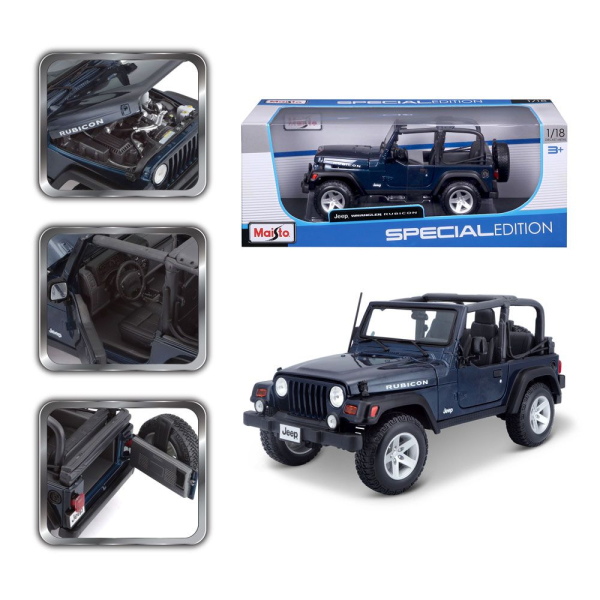 Продукт MAISTO SP EDITION Кола Jeep Wrangler Rubicon 1:18 - 0 - BG Hlapeta