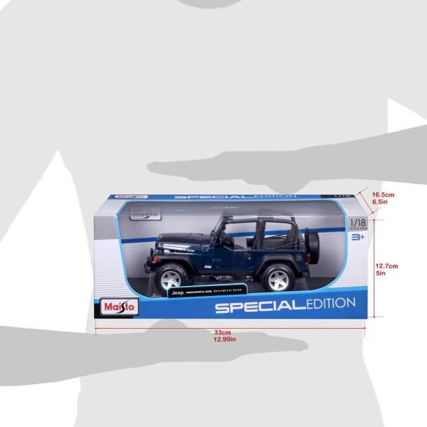 Продукт MAISTO SP EDITION Кола Jeep Wrangler Rubicon 1:18 - 0 - BG Hlapeta