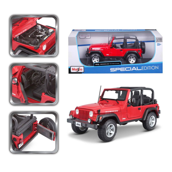 Продукт MAISTO SP EDITION Кола Jeep Wrangler Rubicon 1:18 - 0 - BG Hlapeta