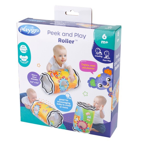 Продукт PLAYGRO Валяк ABC 123 - Надуваема играчка 6м+ - 0 - BG Hlapeta