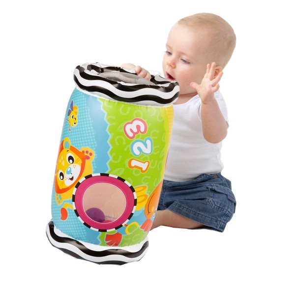 Продукт PLAYGRO Валяк ABC 123 - Надуваема играчка 6м+ - 0 - BG Hlapeta