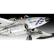 Revell Самолет Northrop F-89 Scorpion 75th Anniversary - Комплект авиомодел за сглобяванe, 75 части