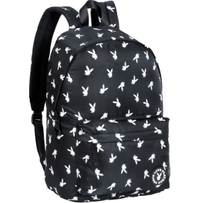 UnKeeper - Ученическа раница Playboy Bunny Pattern, 45 x 33 x 18 см