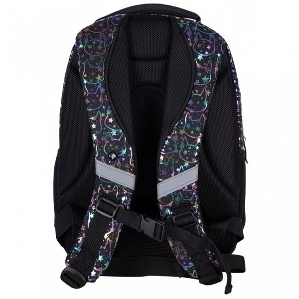 Продукт Astra HASH AB330 - Neon Kitty Ученическа раница с холографски ефект, 39 x 28 x 15 см - 0 - BG Hlapeta