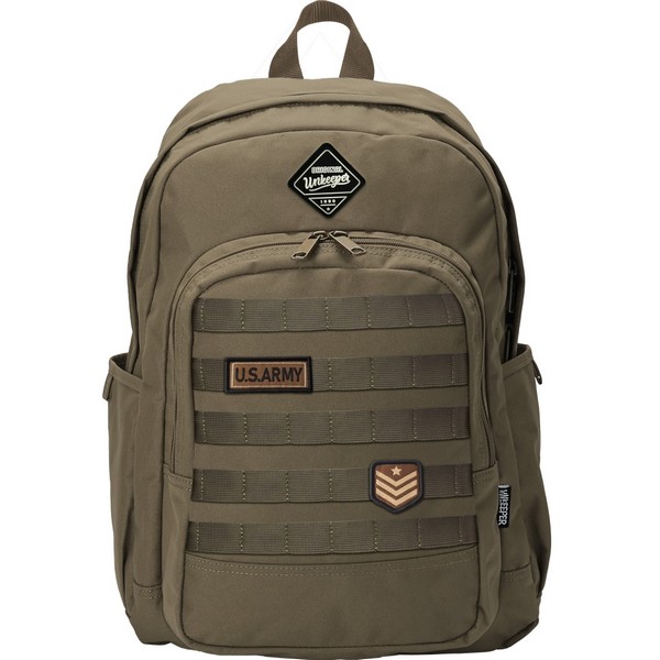 Продукт UnKeeper - Ученическа раница Army, 43 x 32 x 13 см, Тъмнокафяв - 0 - BG Hlapeta