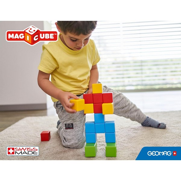 Продукт Geomag Magicube, Full Color - Магнитен конструктор, 24 части - 0 - BG Hlapeta