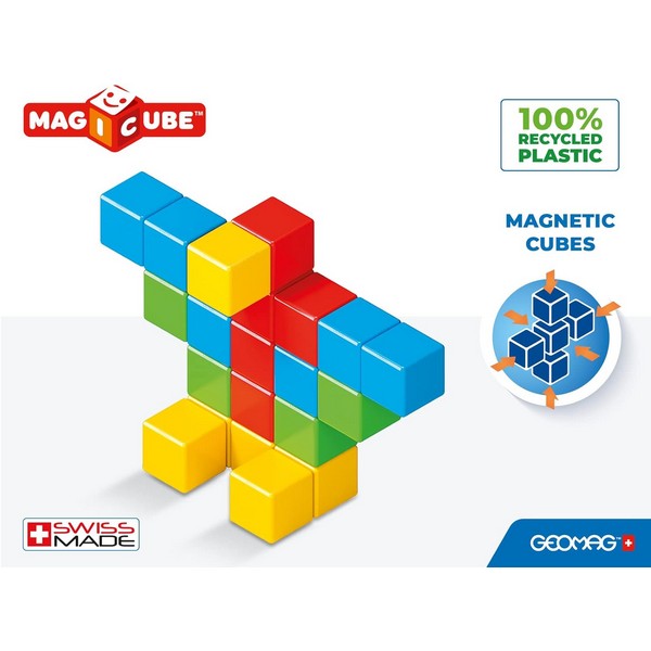 Продукт Geomag Magicube, Full Color - Магнитен конструктор, 24 части - 0 - BG Hlapeta
