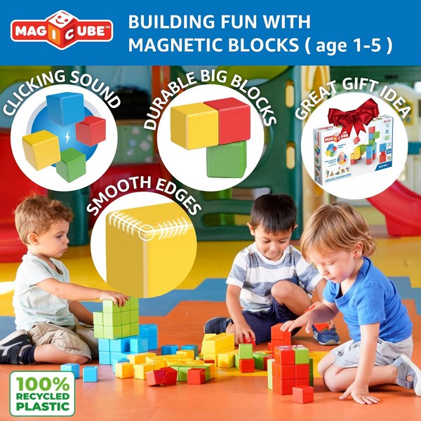 Продукт Geomag Magicube, Creative - Магнитен конструктор, 24 части - 0 - BG Hlapeta