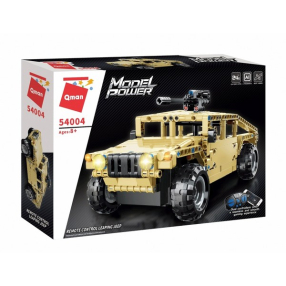 Qman Model Power - Джип с RC управление, Конструктор, 413 части