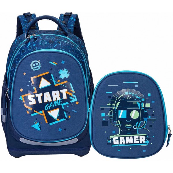 Продукт Kstationery Made to Last, Start Game 2в1 - Ученическа раница, 3 x 31 x 18 cm - 0 - BG Hlapeta