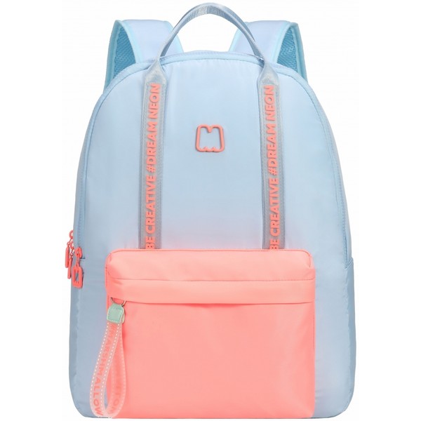 Marshmallow Neon Blue - Ученическа раница, 43 x 33 x 16 см