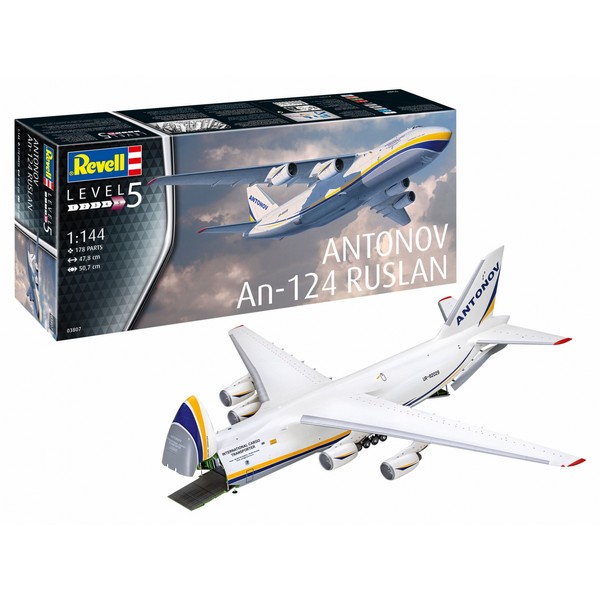 Продукт Revell Антонов АН-124 Руслан - Сглобяем модел, 178 части - 0 - BG Hlapeta