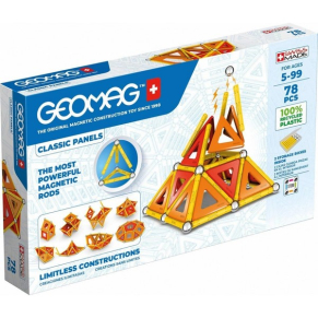 Geomag Classic Panels - Магнитен конструктор, 78 части
