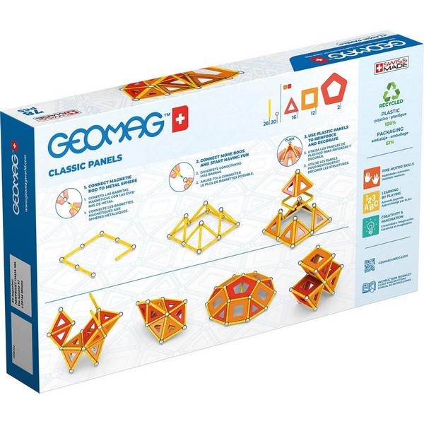 Продукт Geomag Classic Panels - Магнитен конструктор, 78 части - 0 - BG Hlapeta