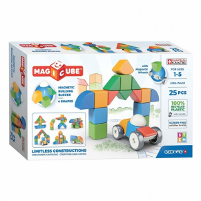 Geomag Magicube Малък свят - Магнитен конструктор, 25 части
