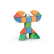 Geomag Magicube Малък свят - Магнитен конструктор, 25 части 3