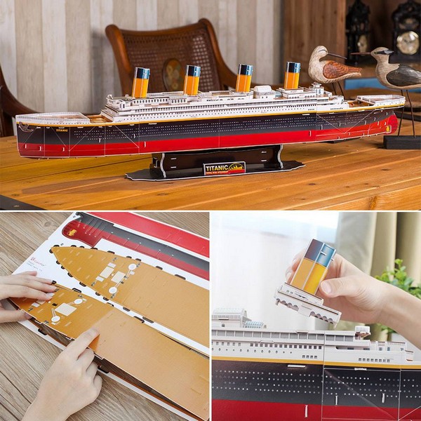 Продукт Revell RMS Titanic  - 3D Пъзел, Сглобяем модел, 113 части - 0 - BG Hlapeta