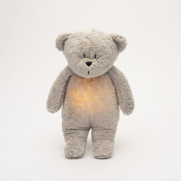 Продукт MOONIE ORGANIC 2.0 МЕЧО - Приятелче за спокоен сън от органичен памук с нощна лампа и успокояващи звуци - 0 - BG Hlapeta