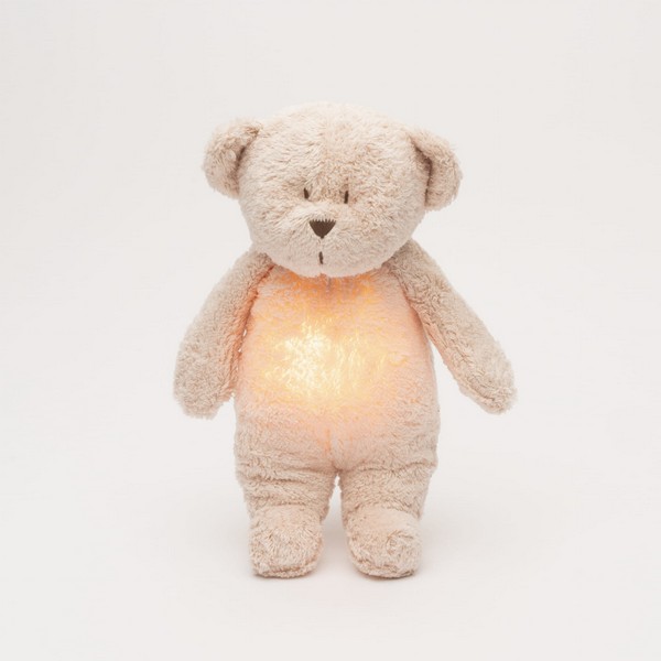 Продукт MOONIE ORGANIC 2.0 МЕЧО - Приятелче за спокоен сън от органичен памук с нощна лампа и успокояващи звуци - 0 - BG Hlapeta