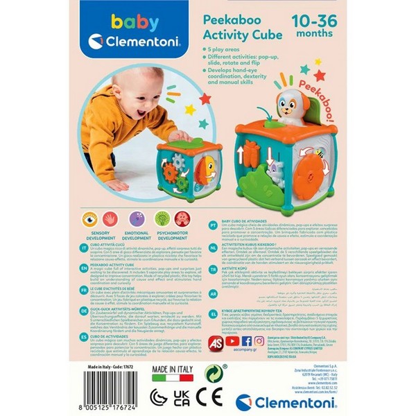 Продукт CLEMENTONI BABY Peekaboo - Активен куб - 0 - BG Hlapeta