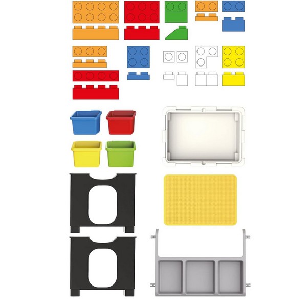 Продукт Eddy Toys - Детска маса с конструктор, 300 части - 0 - BG Hlapeta