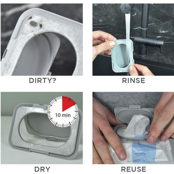 Продукт Dooky - Многократен капак за бебешки мокри кърпички - 0 - BG Hlapeta