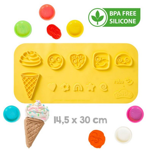 Roba x Play-Doh - Комплект моделини, 6 бр., дървени инструменти, 3D формички Продукт Roba x Play-Doh - Комплект моделини, 6 бр., дървени инструменти, 3D формички - 0 - BG Hlapeta