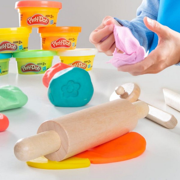 Roba x Play-Doh - Комплект моделини, 6 бр., дървени инструменти, 3D формички Продукт Roba x Play-Doh - Комплект моделини, 6 бр., дървени инструменти, 3D формички - 0 - BG Hlapeta