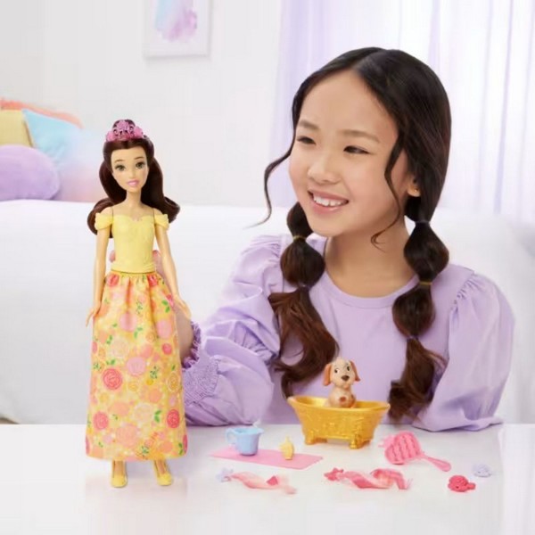 Продукт Mattel Disney Princess Бел - Кукла, с кученце и аксесоари - 0 - BG Hlapeta