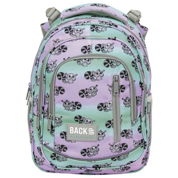 Продукт BackUp 5 R O3 Raccoons - Ученическа раница - 0 - BG Hlapeta