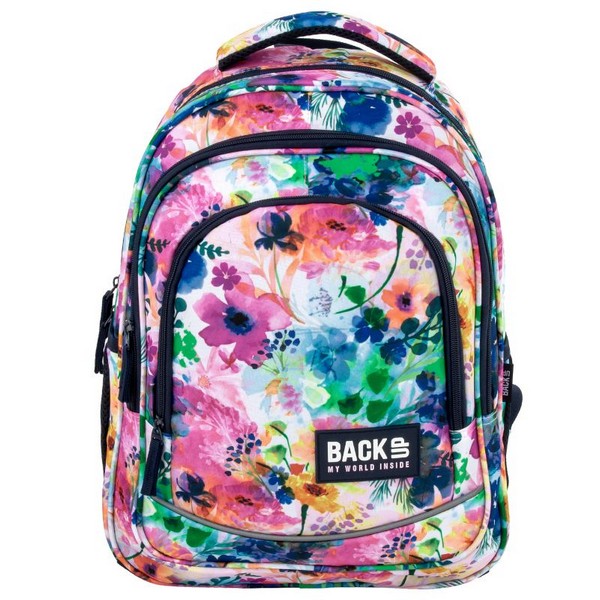 Продукт BACKUP 7 X 10 Flowers - Ученическа раница - 0 - BG Hlapeta
