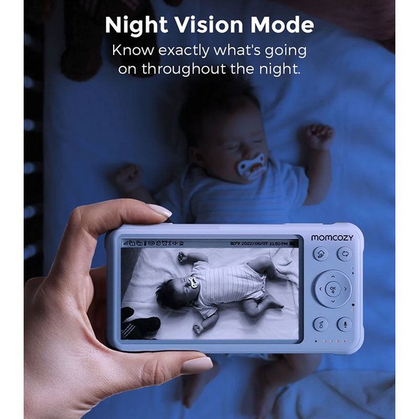 Продукт Momcozy BM01 - Бебефон с камера 5 инча 1080P Full HD - 0 - BG Hlapeta