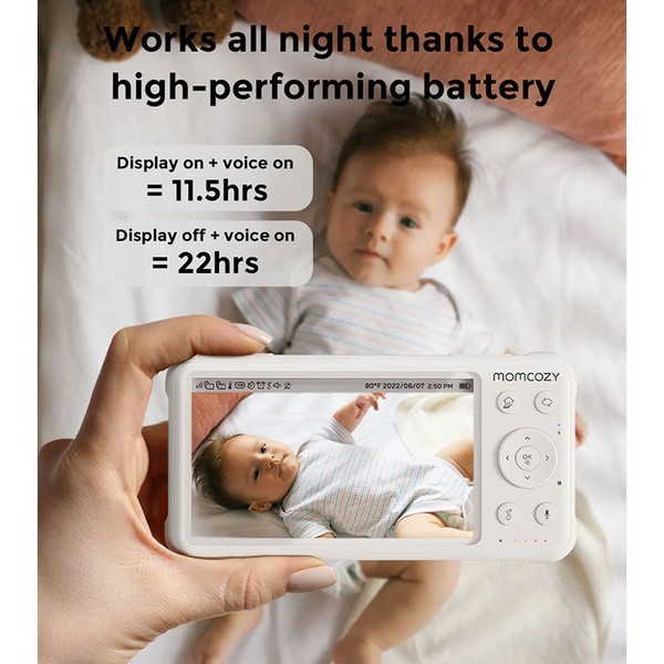 Продукт Momcozy BM01 - Бебефон с камера 5 инча 1080P Full HD - 0 - BG Hlapeta