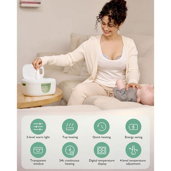 Продукт Momcozy - Уред за затопляне на бебешки мокри кърпи - 0 - BG Hlapeta