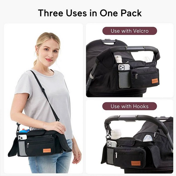 Продукт Momcozy - Универсална Чанта за бебешка количка тип органайзер - 0 - BG Hlapeta