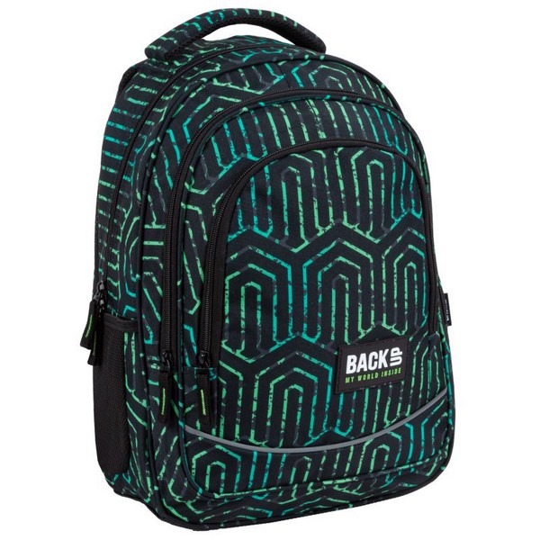 BackUp X 101 Antique Green - Ученическа раница
