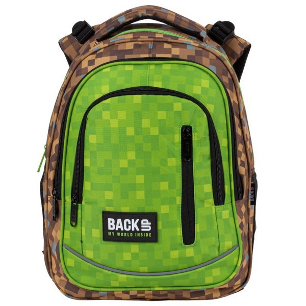 Продукт BackUp R 68 Pixels - Ученическа раница - 0 - BG Hlapeta