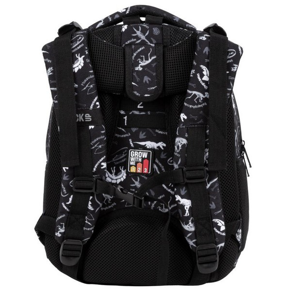 Продукт BackUp R 114 Black dinosaurs - Ученическа раница - 0 - BG Hlapeta