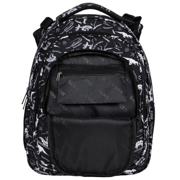 Продукт BackUp R 114 Black dinosaurs - Ученическа раница - 0 - BG Hlapeta