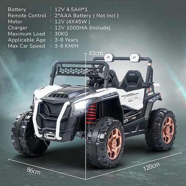 Продукт Акумулаторно бъги RUMBLE 12V с дистанционно управление и LED светлини - 0 - BG Hlapeta