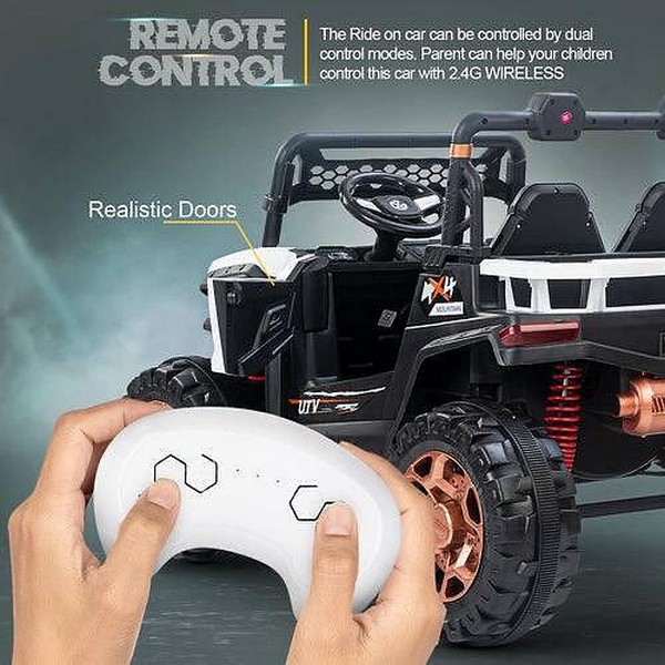 Продукт Акумулаторно бъги RUMBLE 12V с дистанционно управление и LED светлини - 0 - BG Hlapeta