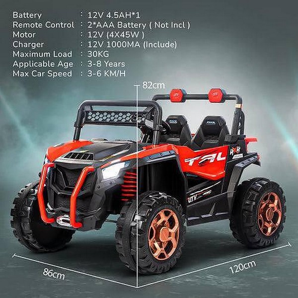 Продукт Акумулаторно бъги RUMBLE 12V с дистанционно управление и LED светлини - 0 - BG Hlapeta