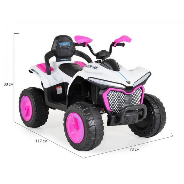 Продукт Детско акумулаторно ATV 12V с музика и светлини - 0 - BG Hlapeta