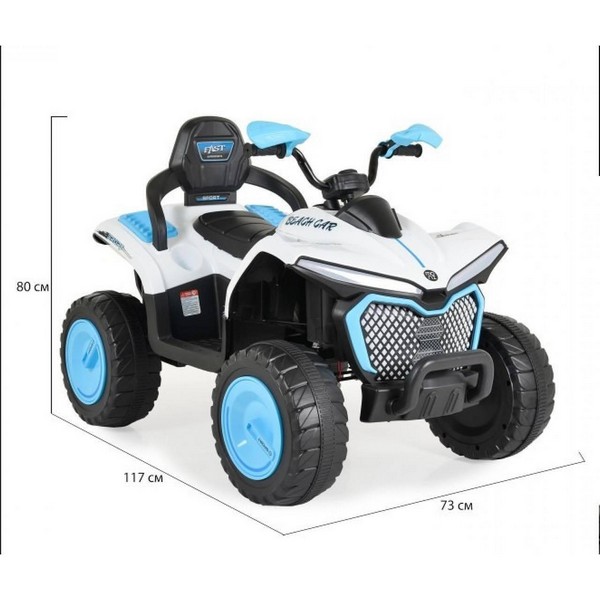 Продукт Детско акумулаторно ATV 12V с музика и светлини - 0 - BG Hlapeta