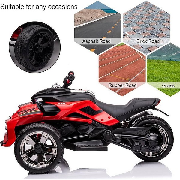 Продукт Детско електрическо ATV с 3 колела и LED светлини - 0 - BG Hlapeta