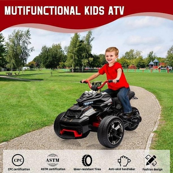 Продукт Детско електрическо ATV с 3 колела и LED светлини - 0 - BG Hlapeta