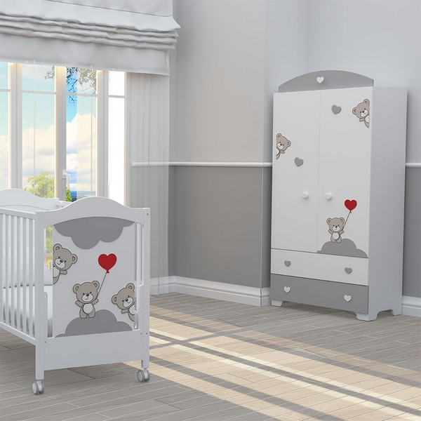 Продукт Bambino casa Tre Orsetti - Kомплект 3ч. креватче + скрин + гардероб - 0 - BG Hlapeta