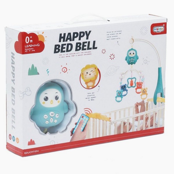 RTOYS Пингвин - Музикална въртележка за кошара и легло, с дистанционно Продукт RTOYS Пингвин - Музикална въртележка за кошара и легло, с дистанционно - 0 - BG Hlapeta